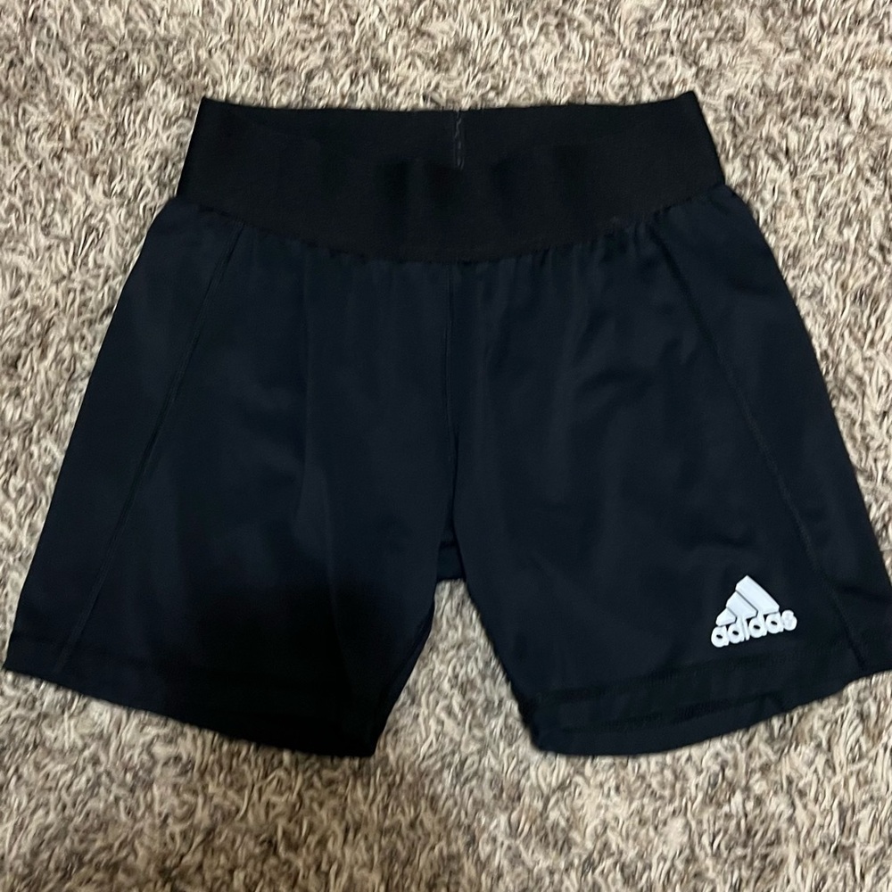 Adidas Women's Black Athletic Shorts 5 inch